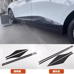 for MG MG4 2023 2024 ABS detector Side Door Body Cover trim sticks Strips Molding body side moldings side door decoration
