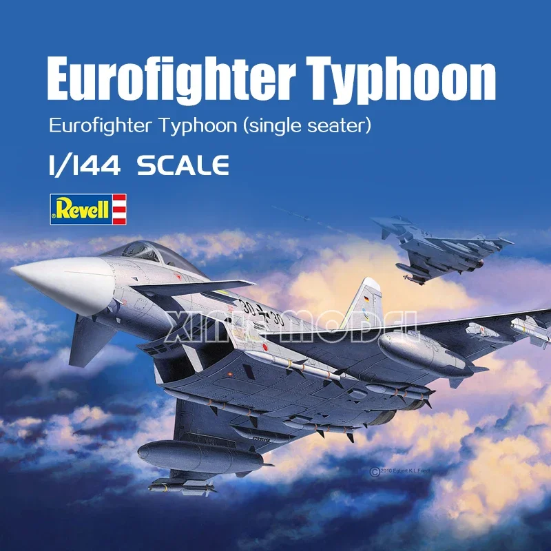 

Revell Plastic Assembled Aircraft Model Kit 04282 Eurofighter Typhoon (single seater) 1/144