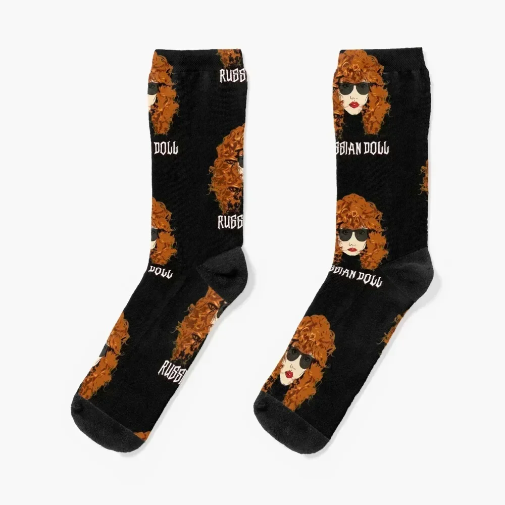 Russian Doll Nadia TV Series Socks summer cute custom Male Socks Women's