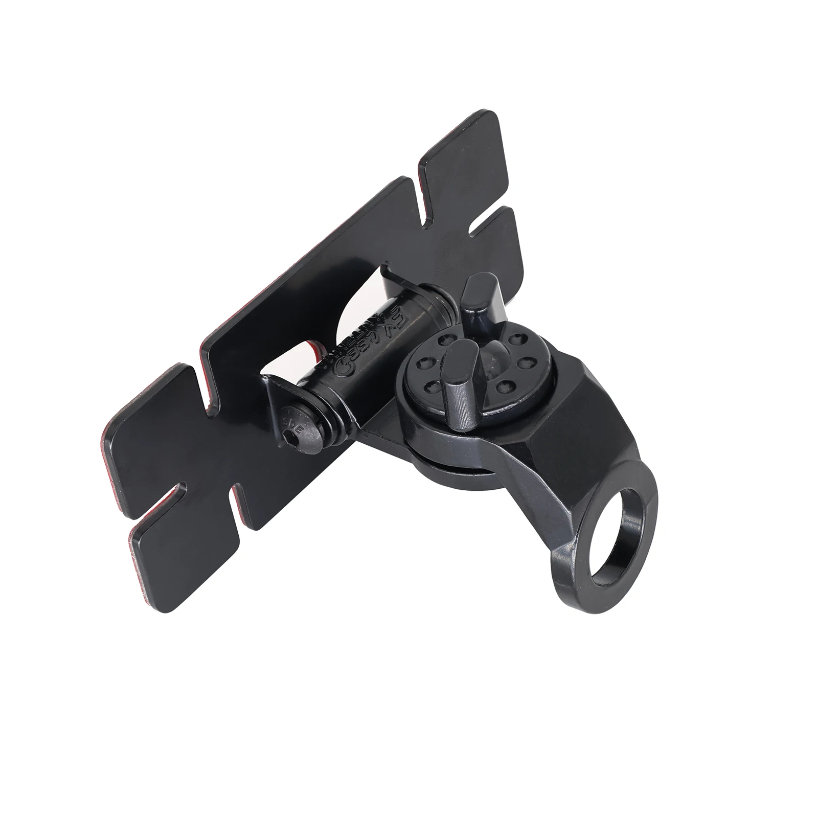 Supporto per antenna per auto in metallo con clip Mini 3M (tipo adesivo, nero)