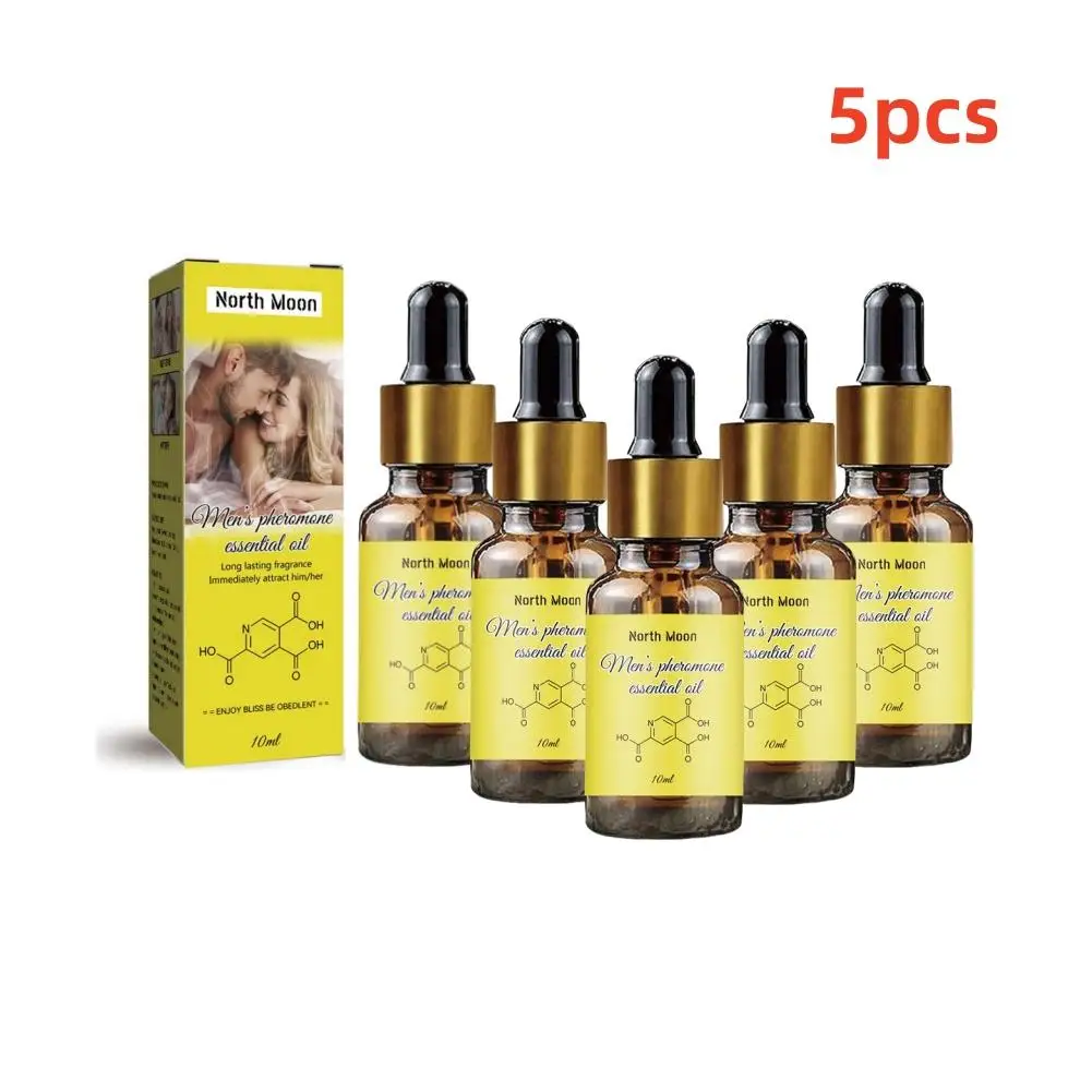 5pcs Pheromone Perfume Oil For Men 10ml Attract Women With Pheromone Infused Fragrance Oil Womens Pheromone Perfume Oil 10ML