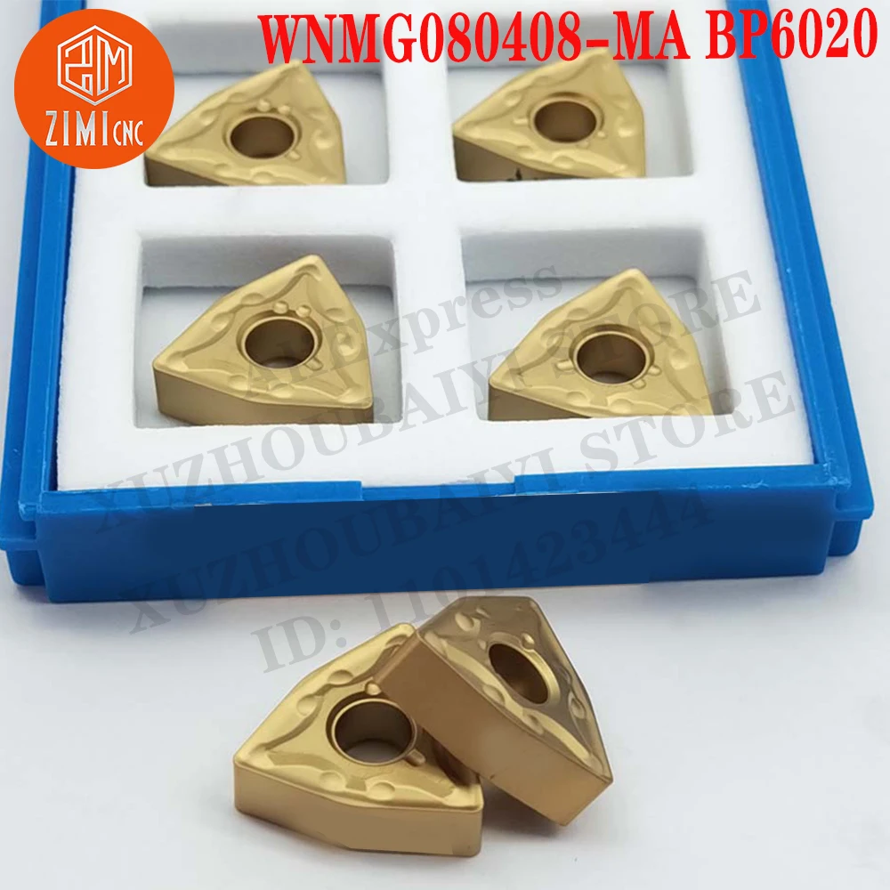 WNMG080408-MA BP6020 WNMG 080408-MA External Carbide Turning Tools Cutter Blades CNC tools cutting tools mechanical metal lathe