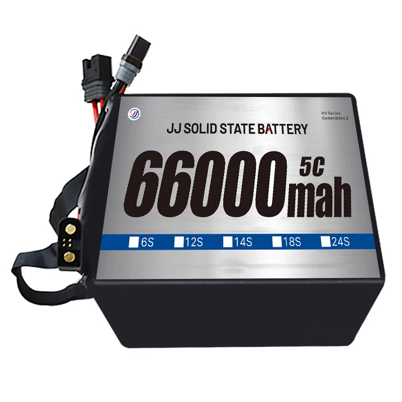 OEM 66000mAh 6S 23.7V Solid State Lithium Ion Battery Pack for Heavy Lift