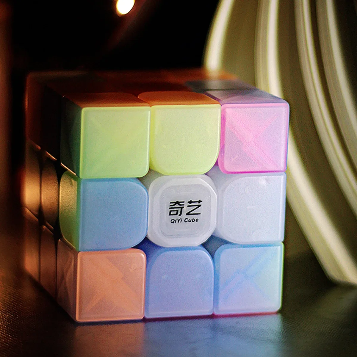 Qiyi جيلي سلسلة لعبة اللغز اللون ، الطبقة المحارب W3 ، مكعب الضغط للبيع بالجملة والمنافسة #3