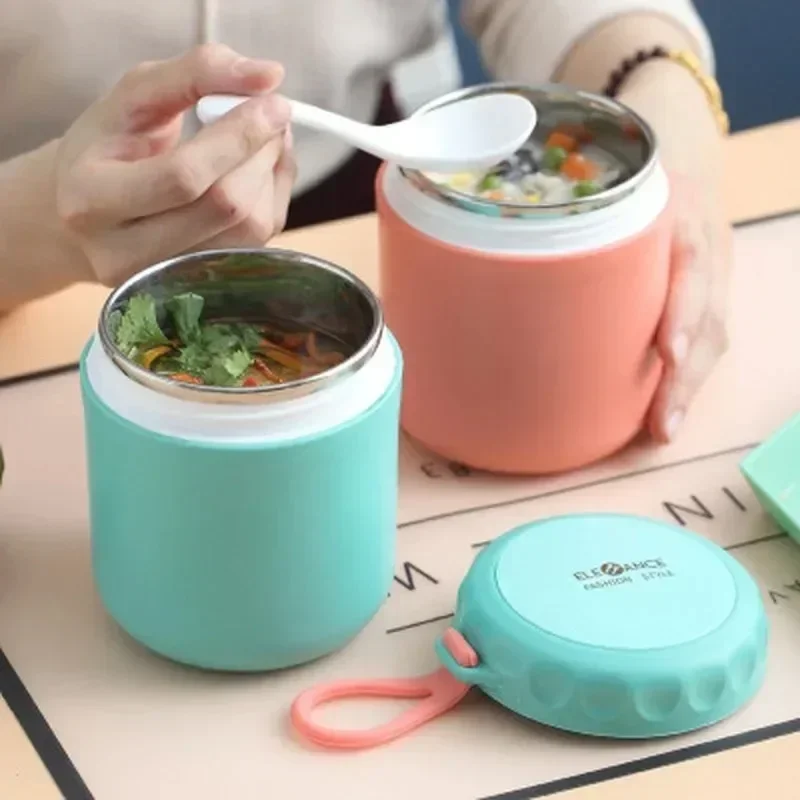 1 Pcs Meal Box Food Insulated Jar Insulated Soup Can Stainless Steel Drinking Cup Food Storage Containers Insulated Soup