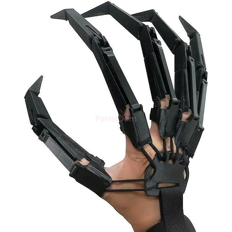 Halloween Flexible Skeleton Finger Joint Ghost Hand Prop for Escape Room Role Playing Scary Claw Decoration