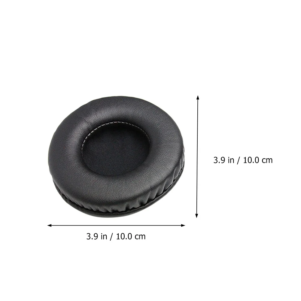 

1 Pair Round Headphone Pads Replacement Universal Ear Cushions Noise Isolating Durable Soft Caps For Headset Protection