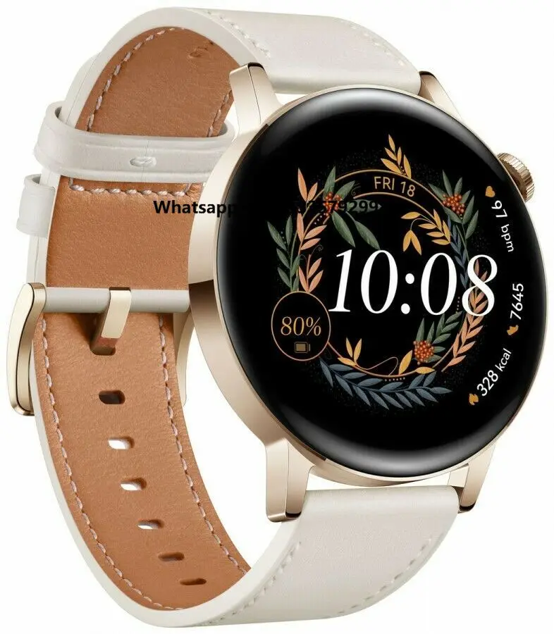 

Watch GT3 1.32" 42mm Gold Stainless Steel MIL-B19 Smart Watch by FedEx