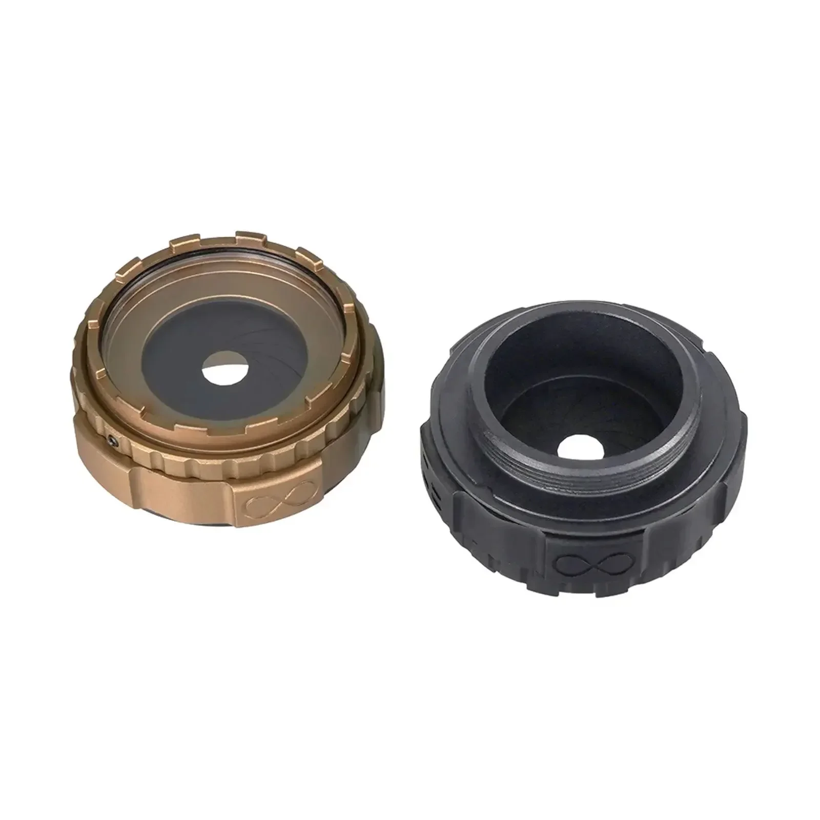 1-23 مللي متر قابل للتعديل القزحية الحجاب الحاجز الألومنيوم معدن حماية غطاء للعدسات غطاء ضوء درع للرؤية الليلية NVG PVS14 1431 ANVIS #3