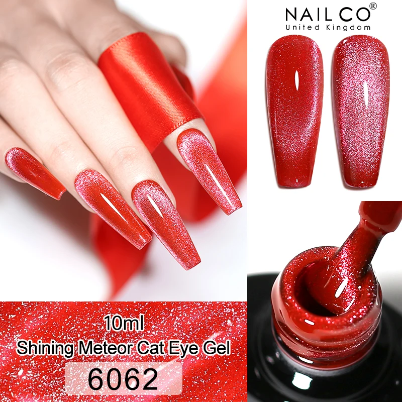 NAILCO Sparkling Meteor Cat Eye Manicure Gel Exquisite Nail Art Polish Long Lasting DIY Excellent Saturation Design Nail Polish