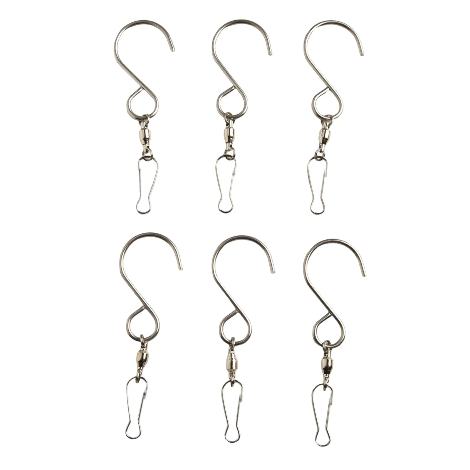 6pcs swivel hooks designed to hFor ang For a vFor ariety of items including wind chimes For and pFor arty supplies effortlessly