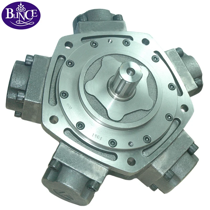 

High Torque NHM11-800 NHM11-1300 Hydraulic Motor Radial Piston Hydraulic Jack Plate Motor For Outboard Screw Push Machine