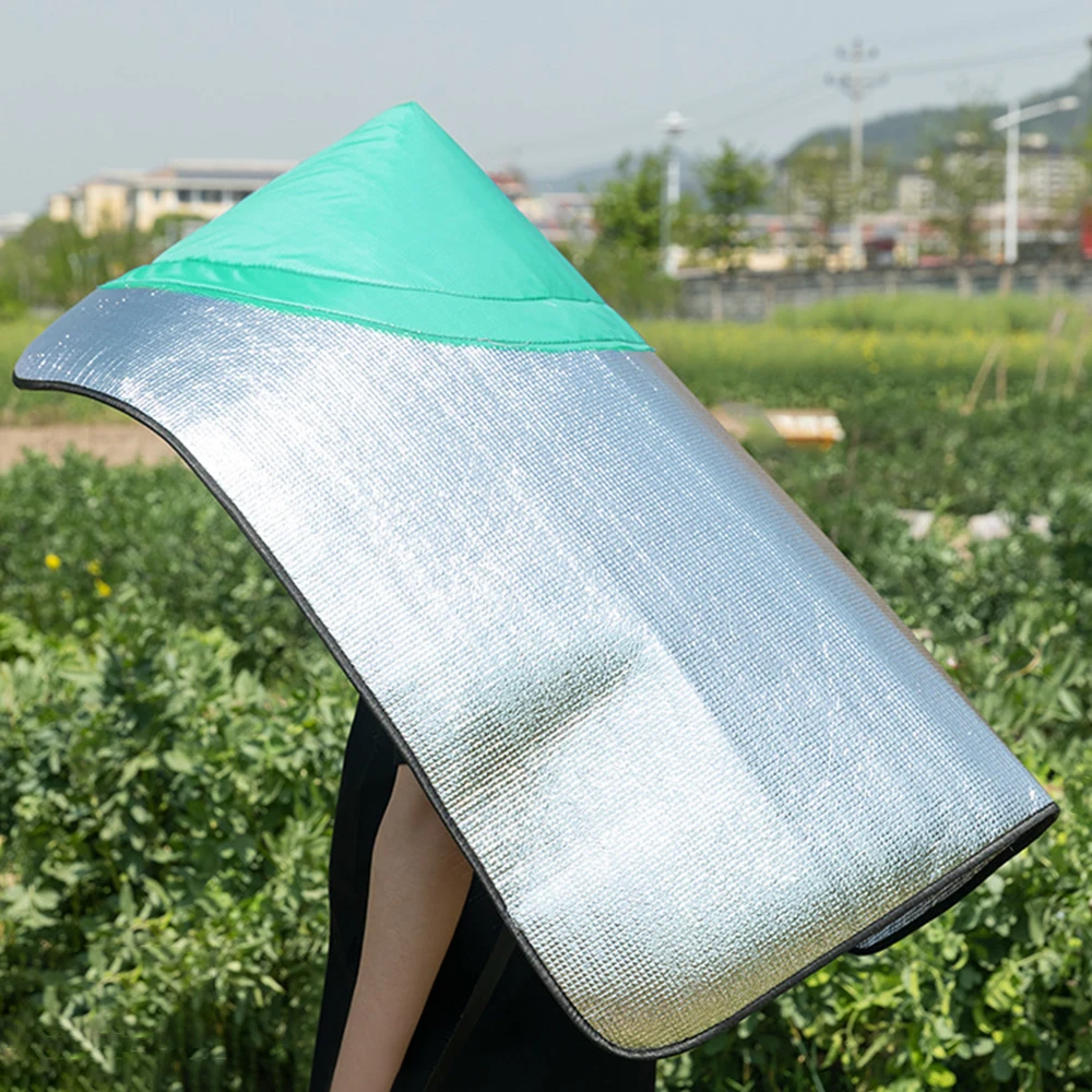 Cloak thi Wärmeisolierende Sonnenhüte mit breiter Krempe, Cloak thi Tee-Pflückermütze, extra große Sonnen- und UV-Sonnenblende, Unisex