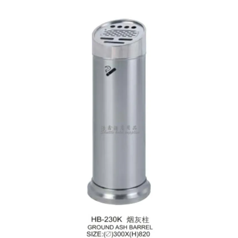 Supply stainless steel cylindrical stylish and beautiful floor-type soot column