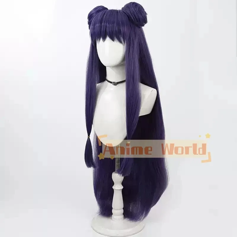 2025 11 أنيمي 1⁄2 شامبو Ranma Nibun-no-Ichi تأثيري الأرجواني كعكة طويلة مقاومة للحرارة الاصطناعية خصلات الشعر المستعار + غطاء شعر مستعار