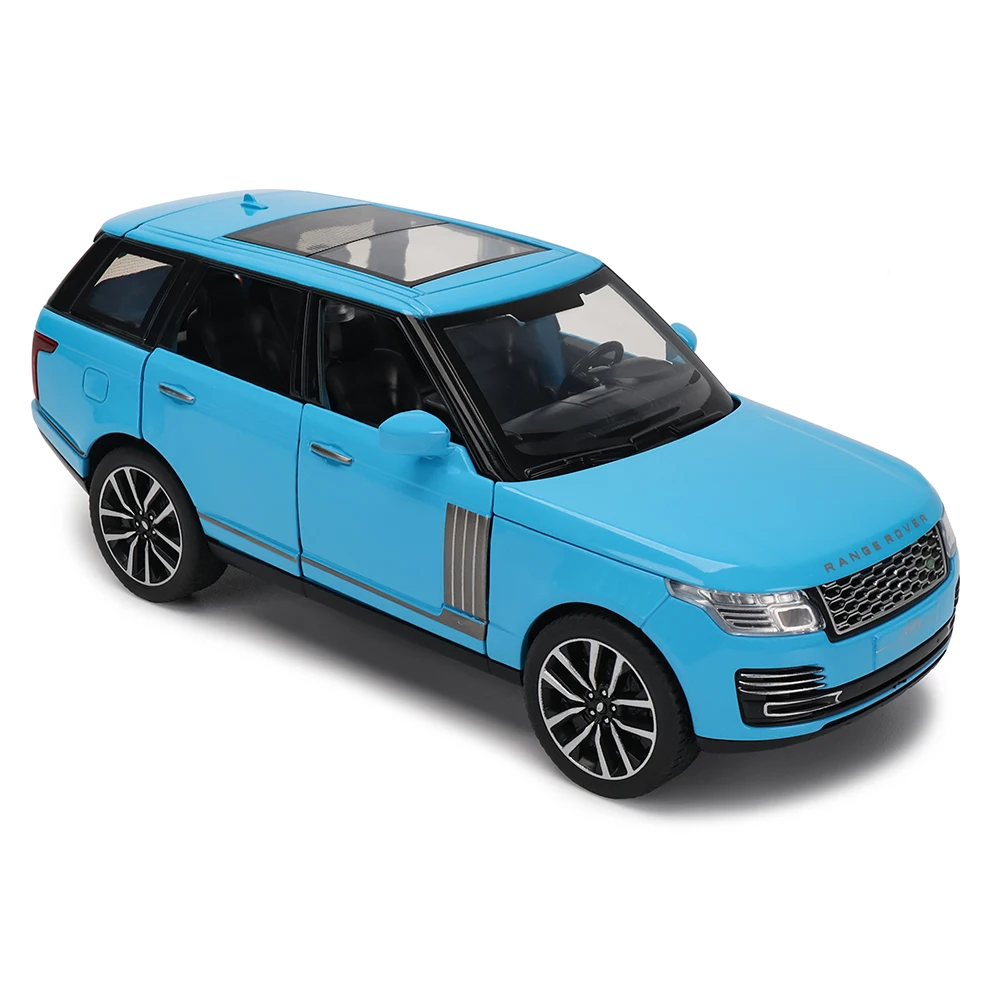 1: 32  Land Rover Range Rover alloy car model 50th anniversary car model with lighting decoration, collectible toy tools, gifts