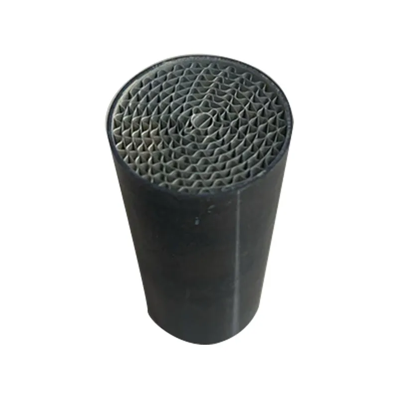 Motorcycle Catalyst Replacement Core 35x80mm Metal Substrate Compliant With Euro 3 to Euro 6 Emission Standards