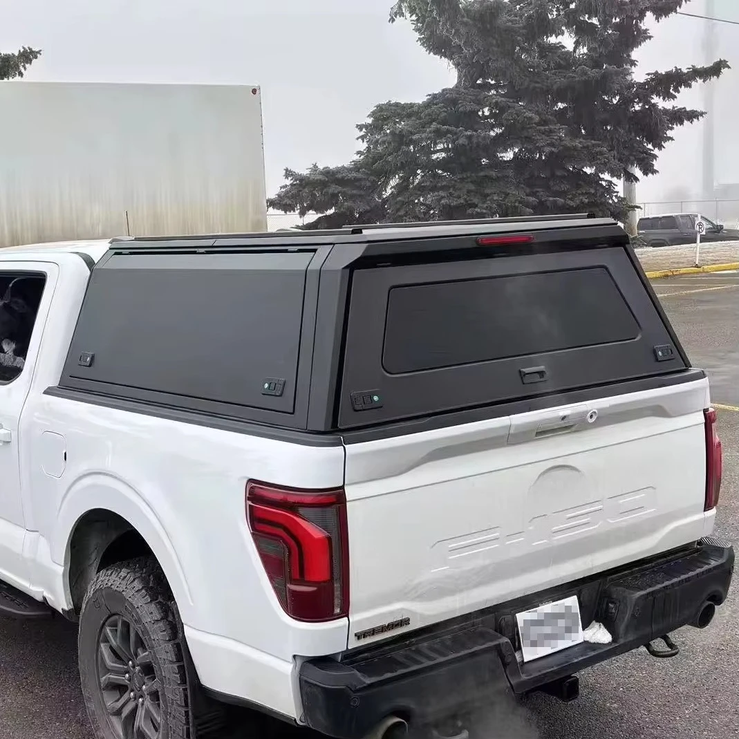 

Deluxe Black Edition Truck Topper Canopy Aluminum Alloy Shell Pickup Hardtop for T60 T70 T90 T60max Ranger Model-Manual