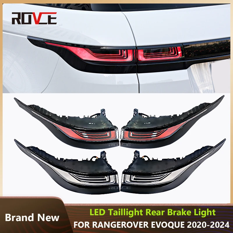 

ROVCE Tail Light Assembly Rear Brake Light Tail Stop Lamp For Land Rover Range Rover Evoque 2020-2024 Car Accessories