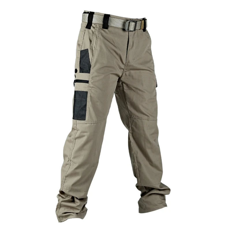 Pantalones tácticos cargo multibolsillos para outdoor y senderismo - imagen 2