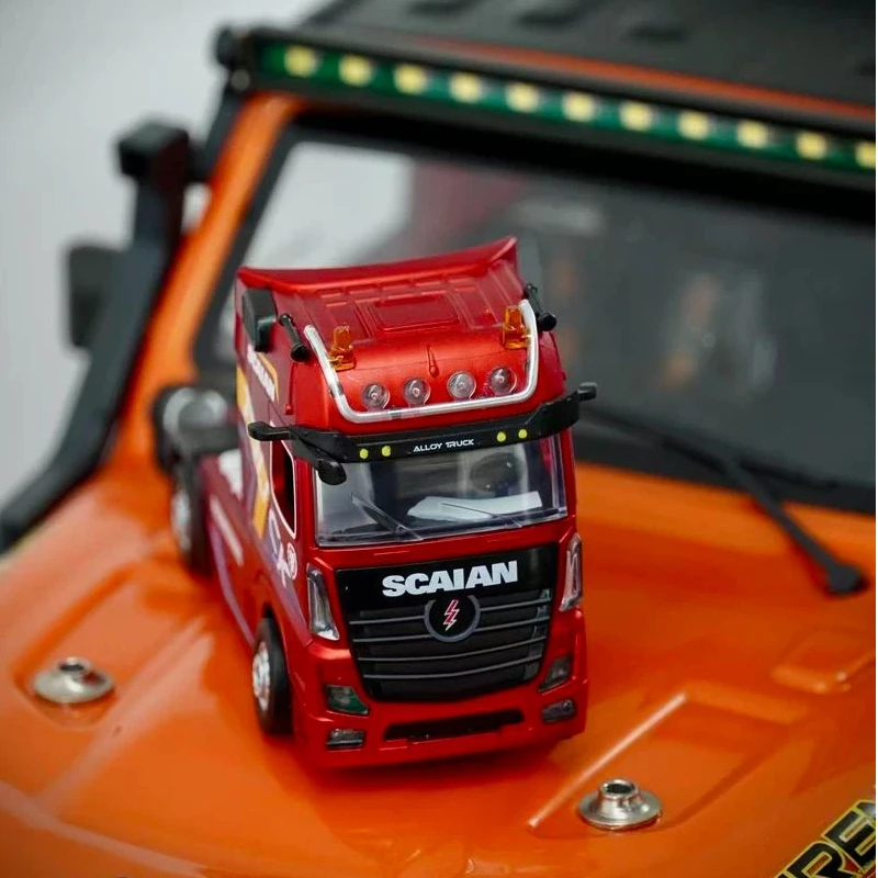 

Радиоуправляемый грузовик WLtoys 6408 1:64, 2.4G, с пультом управления, контейнерный, 4WD, дрифт-кар с подсветкой, игрушечный грузовик-трейлер