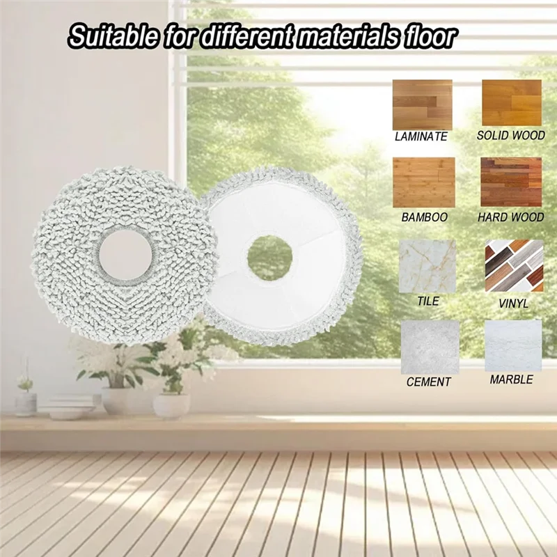 A97T Accessories For Eureka J15 Pro Ultra Robot Vacuum Cleaner Dust Bags Mop Pads Replacement