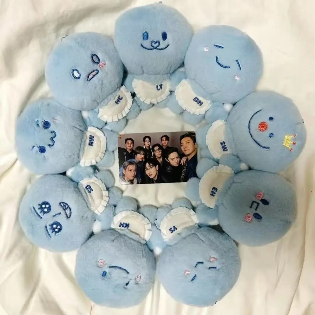 SUPER JUNIOR シウォン 10cm keyring Super Junior Doll Keychain Cartoon Cute Soft Short Plush Pendant