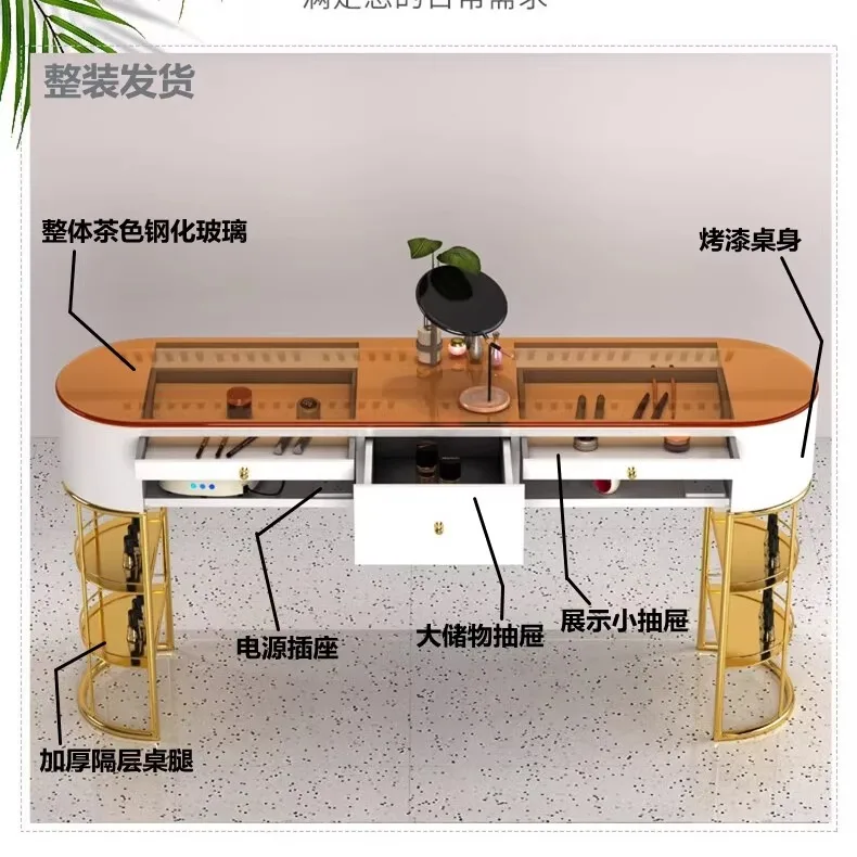 Ensemble table et chaises Nail art