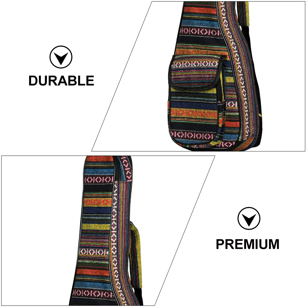 

Case Lightweight Durable Storage Organizer Portable Cotton Pouch With Adjustable Straps Travel Gift For Ukelele Lovers Musical