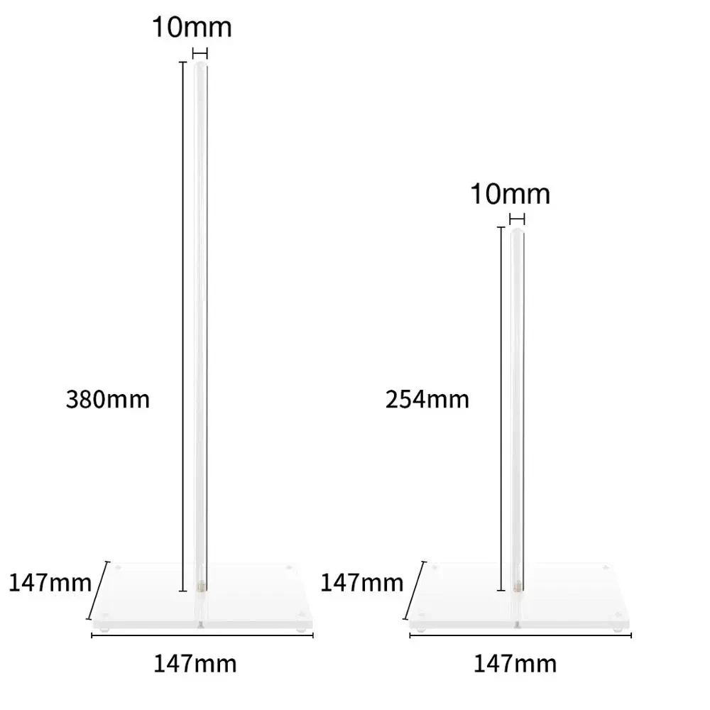 1 قطعة أكريليك دونات تقف واضح أكياس حامل دونات الحلوى حامل الجدول لحفل زفاف عيد ميلاد علاج عرض الديكور #3