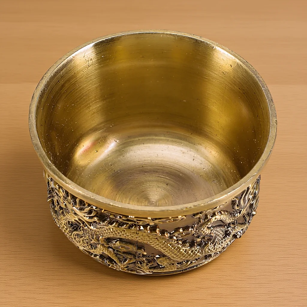 

Chinese Style Vintage Tea Cup Zinc Alloy Reusable for Home Office Party Retro Teaware Decor Teacup Tea Cup