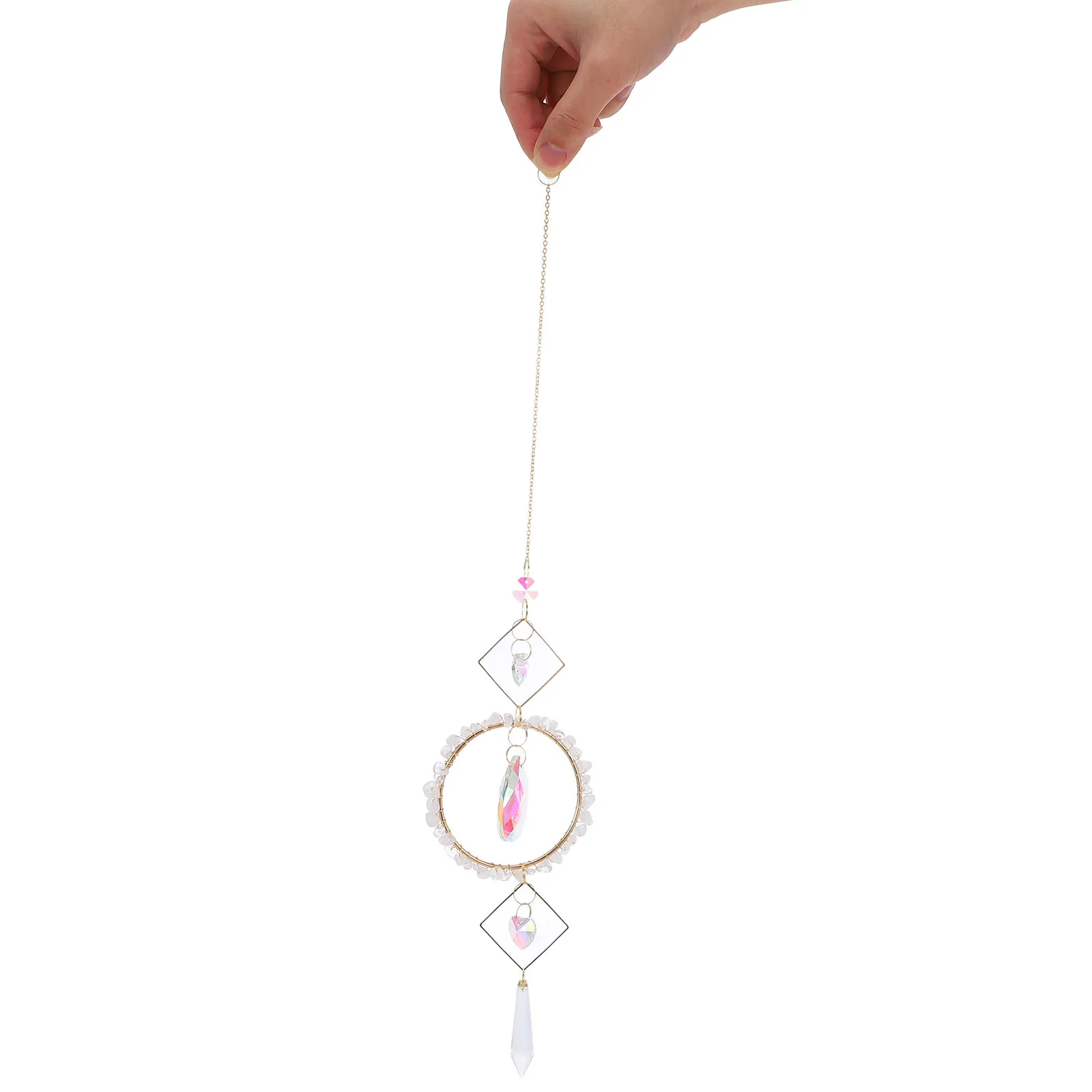 

Crystal Pendant Hanging Sun Catchers Decoration Detachable Suncatchers for Windows Home