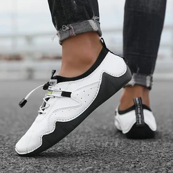Men Casual Sneaker Outdoor Breathable Flat Bottomed Lazy Driving Fashion Motorcycle Brand Shoes Sapatos Formais Masculinos