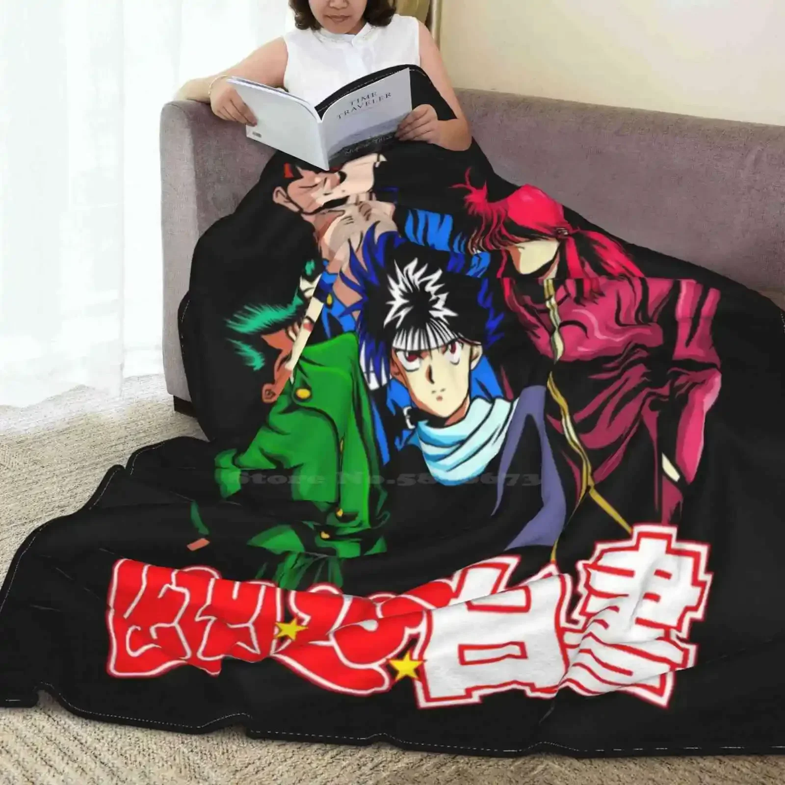 Yuyuhakusho بطانية الفانيلا المنزلية ، غرفة فرقة ، الأكثر مبيعًا ، يو هاكوشو ، المانجا ، هايي ، كوراما ، يوسوكي ، أوراميشي