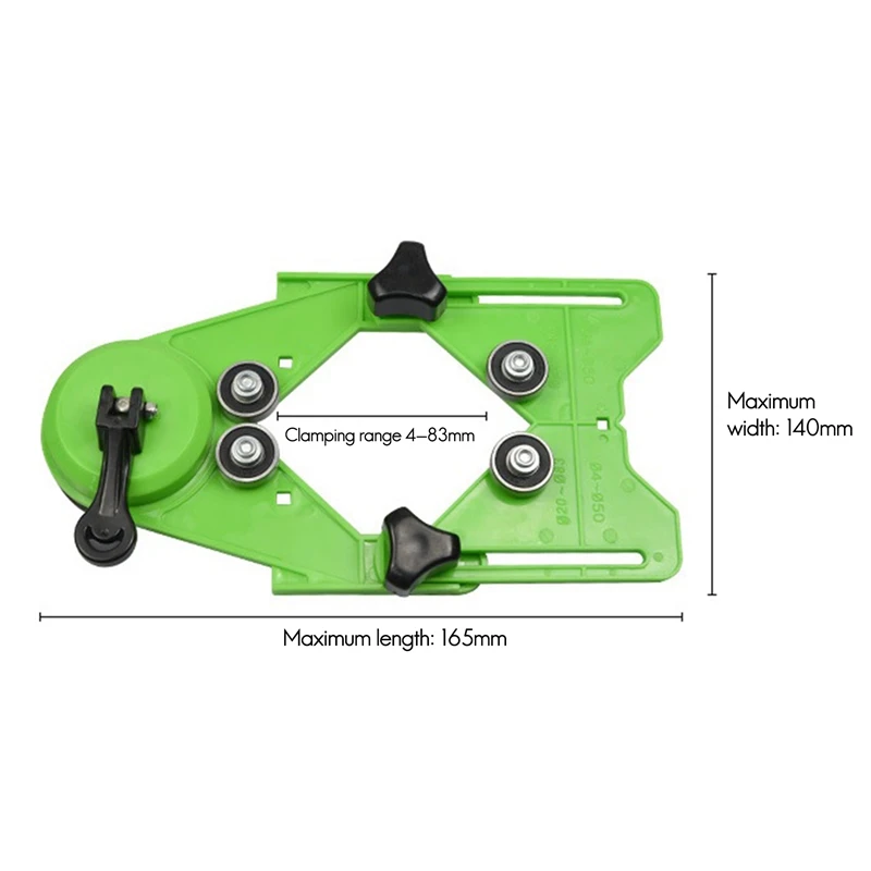 4-83mm płytka do otwierania płytek płytka szklana frez rdzeń przewodnik przyrząd uchwyt regulowany lokalizator centrujący uchwyt ssący prowadnica