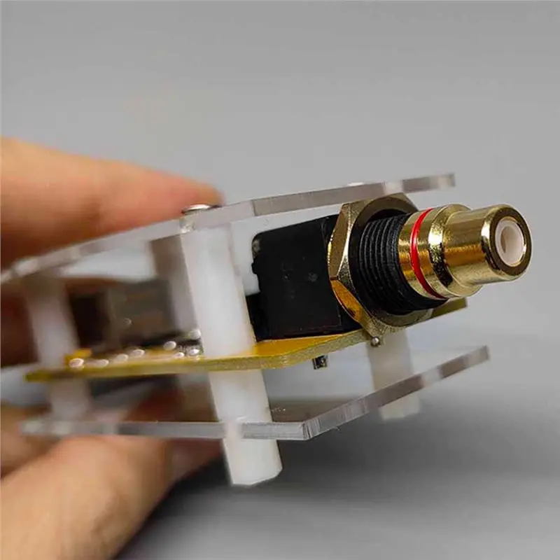 ABWZ-RCA Scheda audio USB-Per decodificatori audio Convertitore di segnale digitale coassiale compatibile con amplificatore di potenza PCM2706C