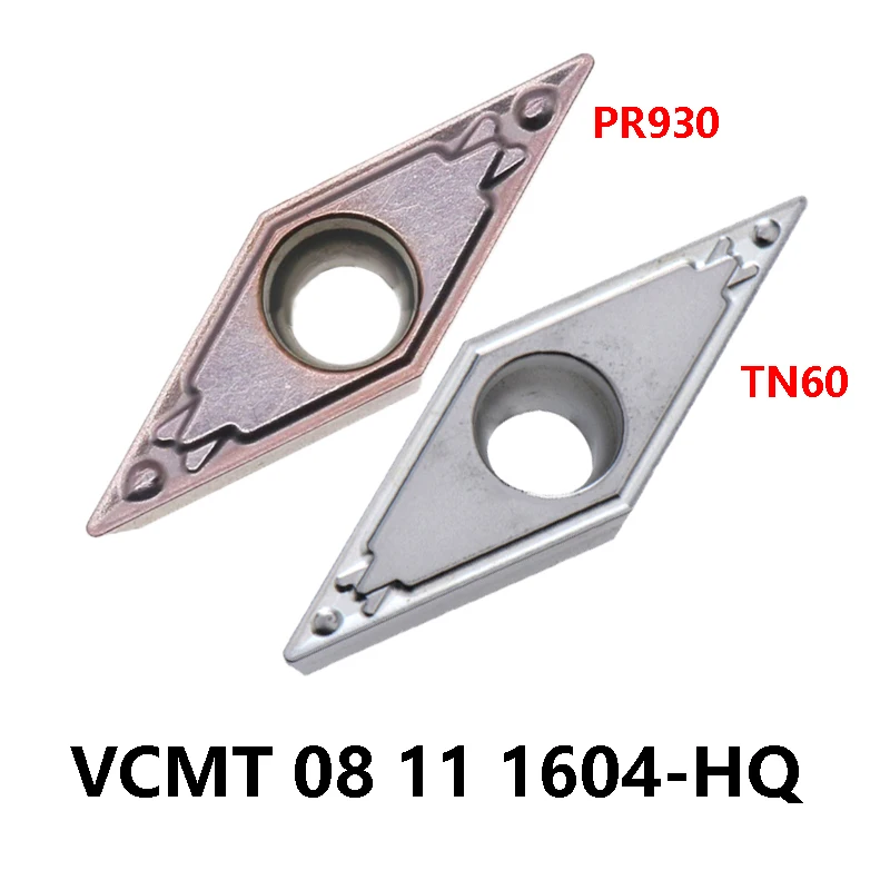 

Original VCMT080202 VCMT080204 VCMT110304 VCMT160404 HQ TN60 PR930 Carbide Inserts VCMT 080202 080204 110304 CNC Lathe Cutter