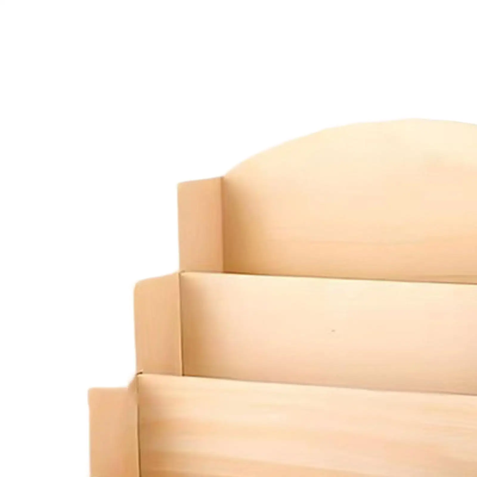 Wooden Four Layer Card Display Rack Versatile Stand for Postcard Greeting Card Bookstore and Trade Show