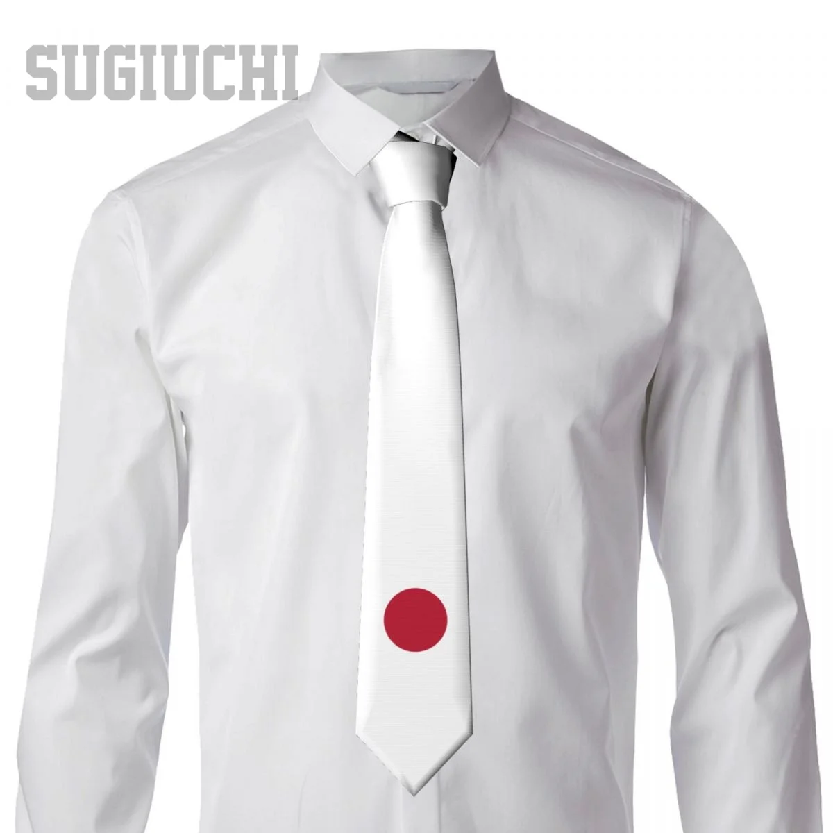 Japan Flag Emblem Men Women Neck Ties Casual Plaid Tie Suits Slim Wedding Party Business Necktie Gravatas