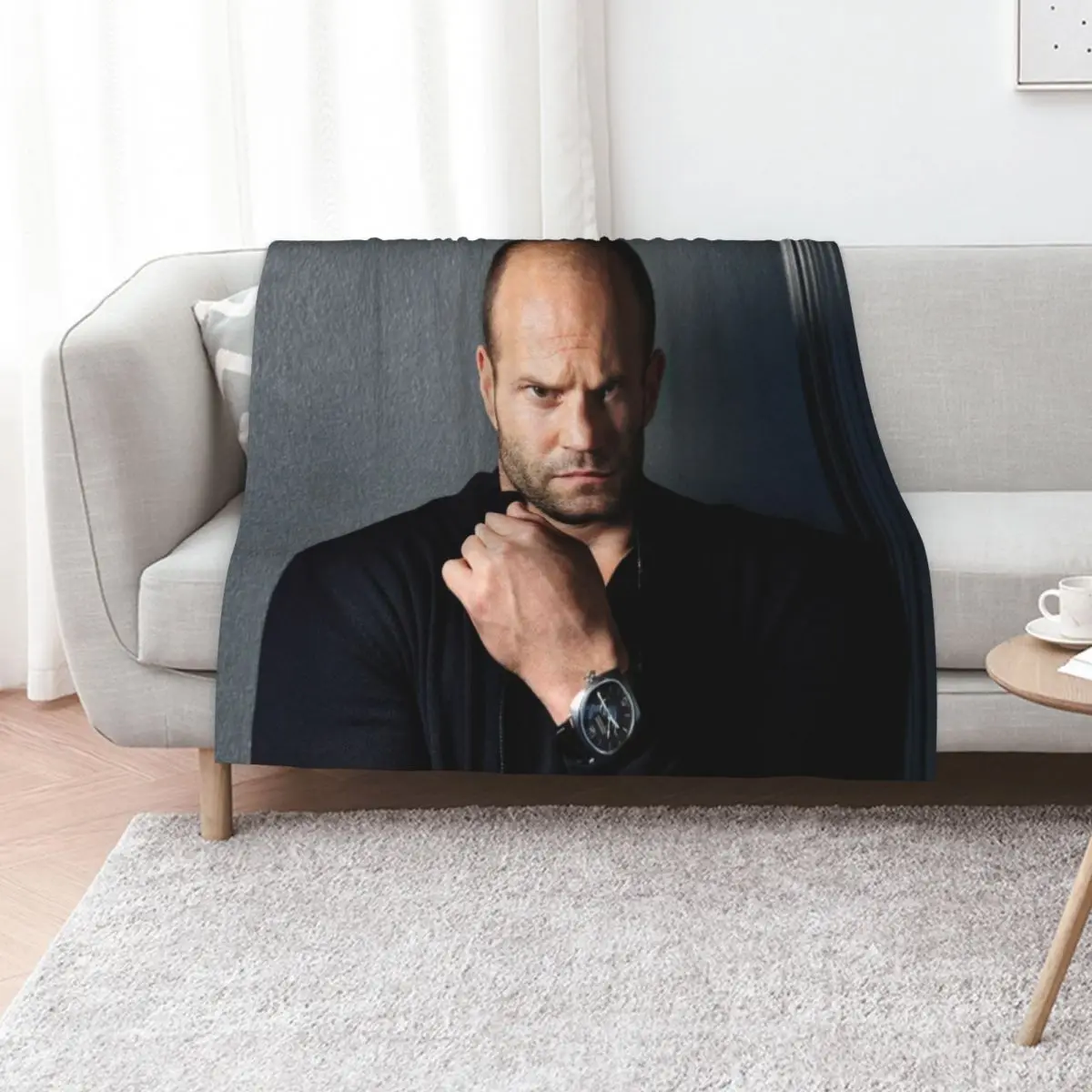 

jason statham Throw Blanket blankets and throws Soft Big warm winter Travel Blankets