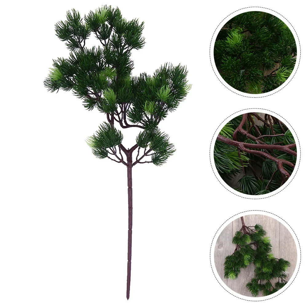 

Artificial Pine Branches High-Quality Silk Christmas Decor Home Wedding Party Xmas Greenery Simulation Plant