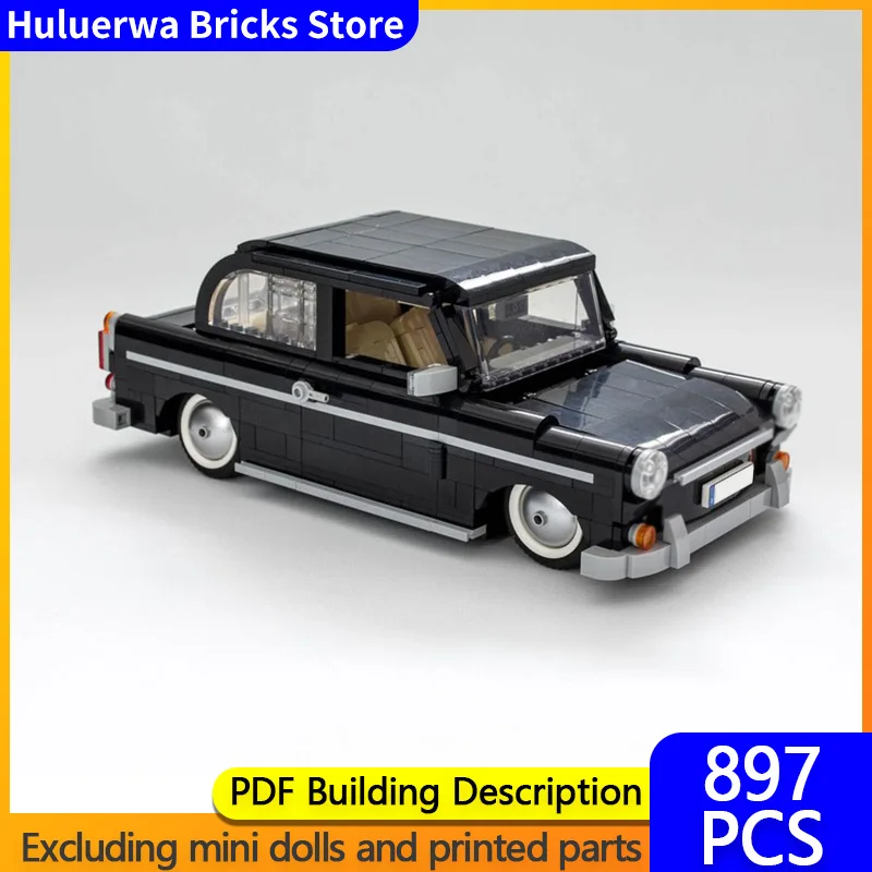 

Speed Hypercar Model MOC Building Bricks Type 3 1600 L Deep Variant Sedan Modular Technology Gifts Holiday Assemble Children Toy