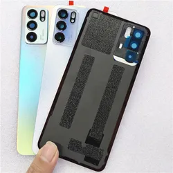 For OPPO Reno 6 5G Back Battery Cover Back Glass Cover Rear Door Housing Case Panel Replacement Parts