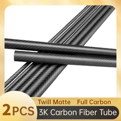 3K Carbon Fiber Tube Twill Matte , Length is 500 mm remote control aircraft accessories RC model aircraft.