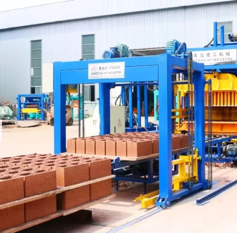 CE Standard Full Automatic Concrete Cement Paving Stock Block Brick Making Machinery Machine 2025 Hot Sale