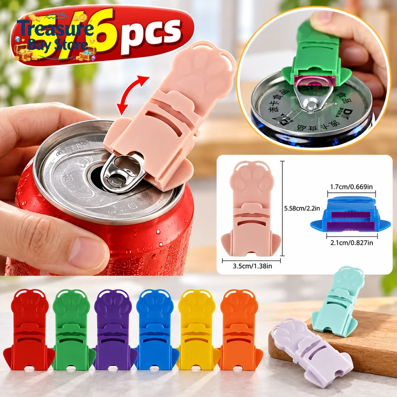 5/6Pcs Portable Simple Can Opener, Macaron Color Reusable Screw Bottle Cap Remover, Multifunctional Kitchen Gadget Tool