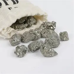 Natural Stones Pyrite Crystal Cluster Irregular Stone Rock Mineral Sample Energy Home Decoration Raw Mineral Decoratio