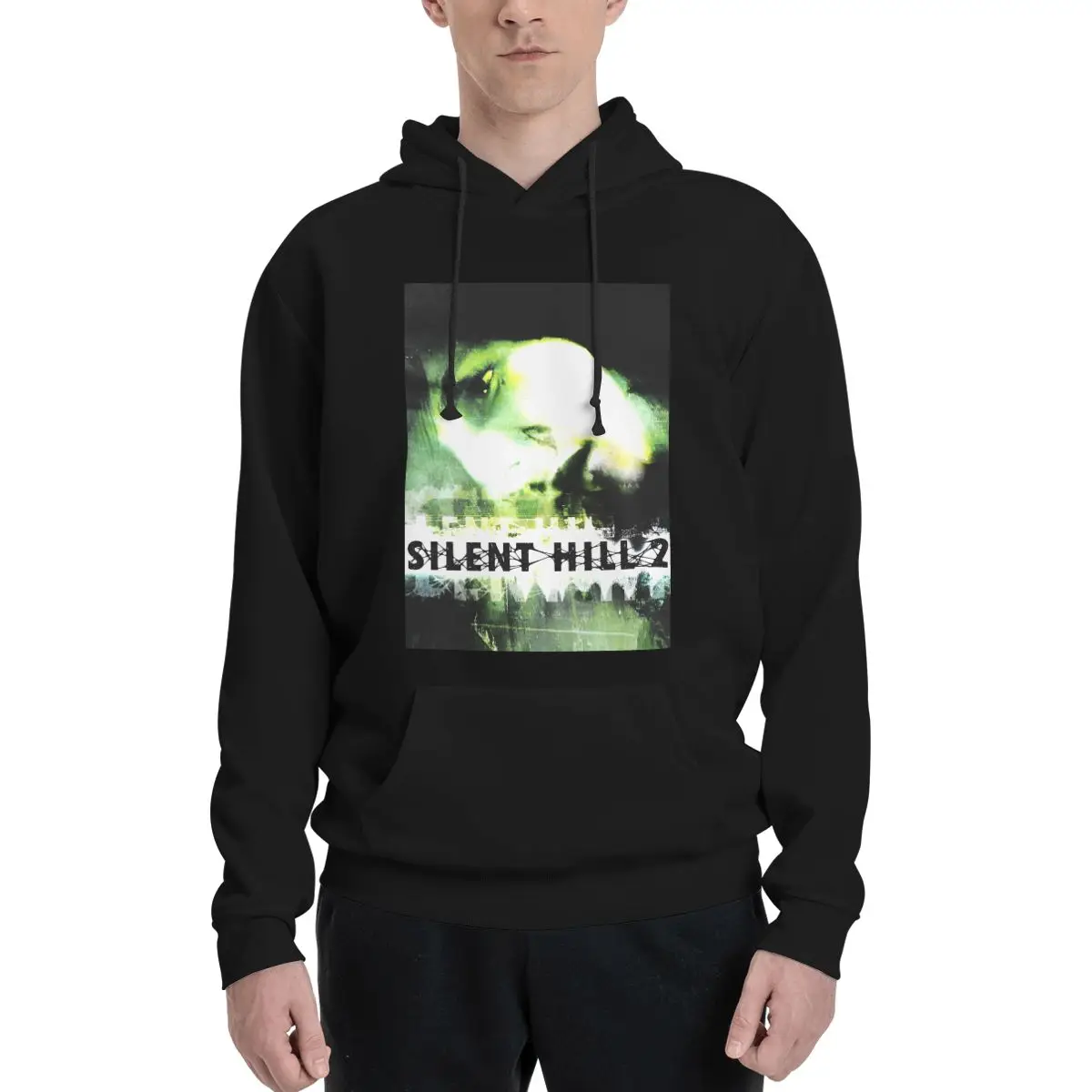 Silent Hill Casual Hoodies Men 2 Retro Pullover Hoodie Winter Loose Design Hooded Sweatshirts Oversized Clothing