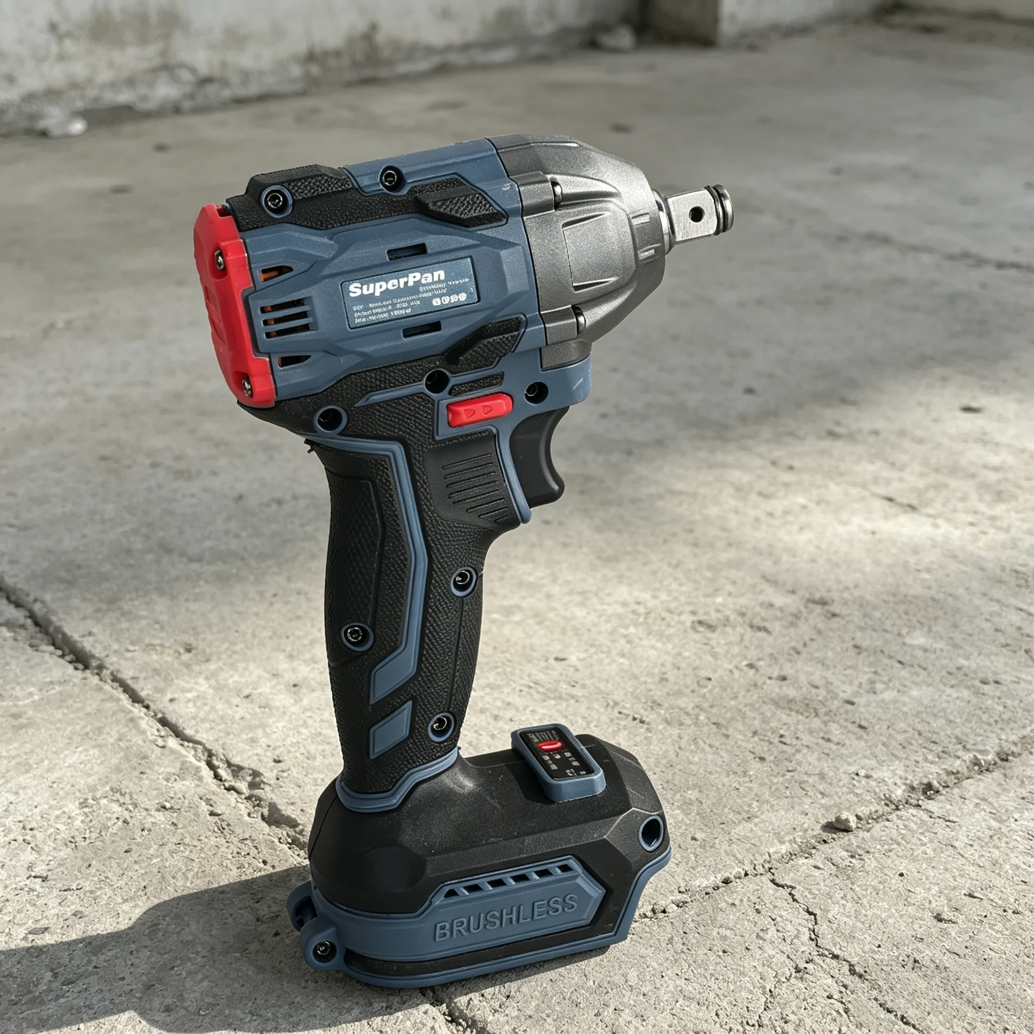 

Ударный гайковерт 20В, 3 передние/2 задние передачи, 380 Нм, привод 1/2 дюйма, беспроводной бесщеточный инструмент, без аккумулятора, для батарей Makita.