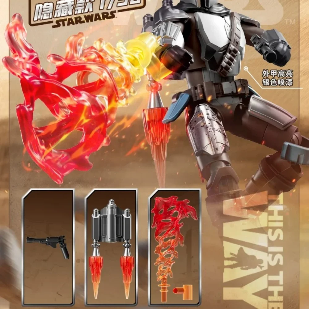 NIEUWE BLOKES Originele Mandalorian GV01 Star Wars Speelgoed Djarin Mando Grogu Yoda Boba Fett Imperial Stormtrooper Action Figure Gift